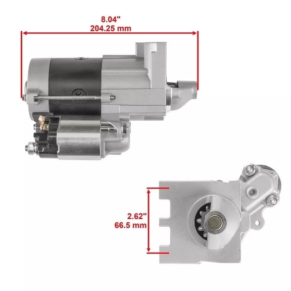 Replacement Starter Honda GX610 GX620 GX670 12V CCW 12 Tooth Drive