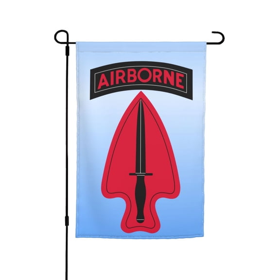 U.S. Army Special Operations Command Ssi (1989-2015) Garden Flag 12x18 Inch Indoor Balcony Courtyard Outdoor Decorative Flag