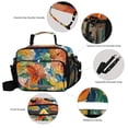 thumbnail image 4 of Oil Paint Seamless Flowers Insulated Lunch Bag Portable Cooler Bag Mommy Bag Large Capacity 6L, 4 of 9