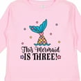 thumbnail image 4 of Inktastic 3rd Birthday Mermaid Tail Girls Party Girls Long Sleeve Toddler T-Shirt, 4 of 5