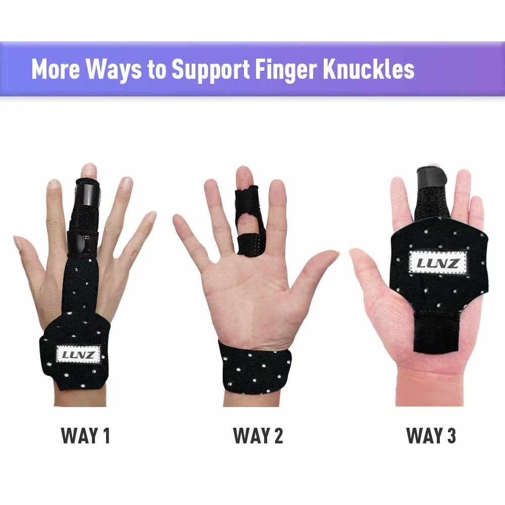 Trigger Finger Splint, Perforated Finger Brace Splint with Metal