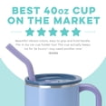 thumbnail image 5 of Swig Life 40oz Mega Mug | Insulated Stainless Steel Tumbler with Handle | Bay Breeze, 5 of 7