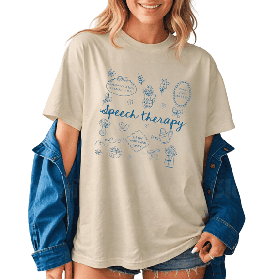 Speech Therapy T Shirt for Women, SLP Graphic Tee, Communication Skills Tshirt, Speech Language Pathologist Gift for Therapists