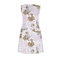 thumbnail image 4 of SMihono Robe d'Été pour Femmes Grande Taille Robes d'Été pour Femmes Plage Florale T-Shirt Robe Décontractée Poches Boho Robe Débardeur, 4 of 5