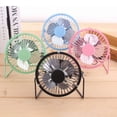 thumbnail image 4 of CNKOO USB Metal Fan Mini Portable Electric Cooler Hand-held Desktop Rechargeable Cooling Tool Silence Summer Fan, 4 of 6