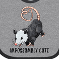 thumbnail image 4 of Inktastic Impossumbly Cute Possum Pun Boys or Girls Baby Bib, 4 of 4