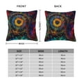 thumbnail image 2 of Pofeuu Mandala Colorful Print Double-sided plush pillowcase Square Throw Pillow Covers Pillows Cover for Living Room Bedroom Sofa Couch Cushion Cover（No pillow core）-18"x18", 2 of 7