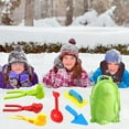 thumbnail image 4 of DPTALR Neige Boule Clip Maker en Forme de Neige Sable Moules Outil Hiver Neige Jouets Kit, 4 of 8