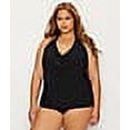 thumbnail image 4 of Womens Swimwear Plus Underwire Halter Tanktini Top 24W, 4 of 4