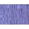 thumbnail image 1 of Ahgly Company Machine Washable Indoor Rectangle Abstract Blue Modern Area Rugs, 2' x 4', 1 of 4