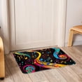 thumbnail image 6 of Note Modern Polyester Non-Slip Floor Rug Office Mat, Machine Washable Office Rugs, 6 of 6