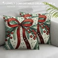 thumbnail image 3 of PHYHOO Merry Christmas Throw Pillow Covers, Holiday Cushion Case Decoration for Sofa, 3 of 5