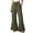 ER86_Green, variant on Womens Wide Leg Linen Pants Drawstring Elastic High Waisted Ruffle Hem Palazzo Pant Flowy Comfy Casual Baggy Trousers with Pockets Black M