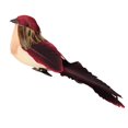thumbnail image 1 of de pájaros jardín escultura interior al aire libre paisaje Vino rojo Sunnimix Pájaros artesanales emplumados, 1 of 8