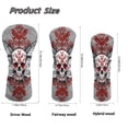 thumbnail image 6 of Uorisanigo Golf Club Head Covers, Premium Ethnic Skeleton Golf Club Covers, Funny Driver Headcover, Hybrid Headcover, Fairway Wood Head Cover, Accessory for Women Men, 6 of 7