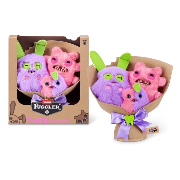 Fuggler Bouquets 2 x 9 Inch, 1 x 3.5 Inch Fugglers (Rabid Rabbit, Sir Nobbynuts, Nobbybits) by ZURU