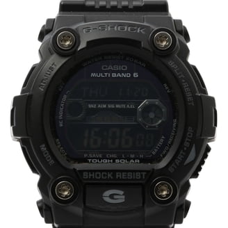 g-shock riseman multi-function digital black resin mens watch