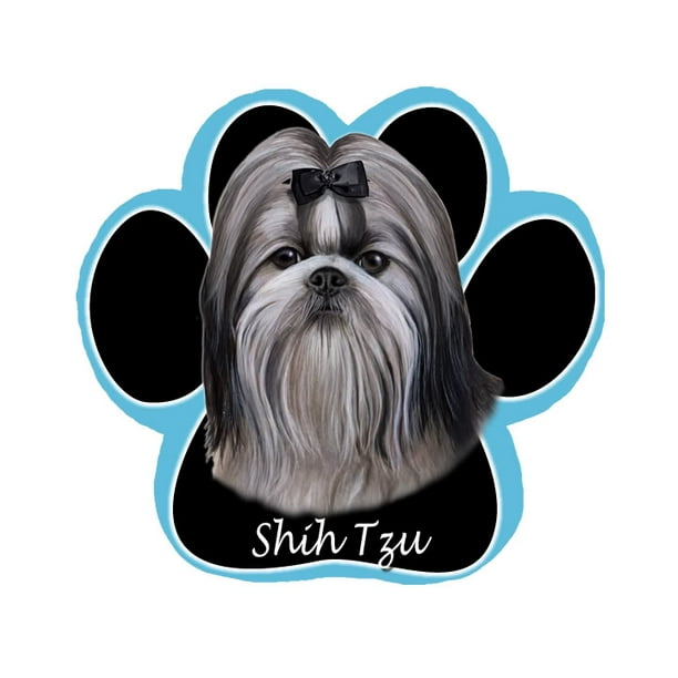 Black And White Shih Tzu Dog Paw Mouse Pad Walmart Com Walmart Com