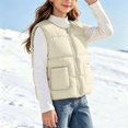 thumbnail image 3 of StSilkitty Puffer Vest for Boys Girls Zip up Sleeveless Crewneck Jacket Vests Fall Winter Lightweight Outdoor Warm Coats, 3 of 6