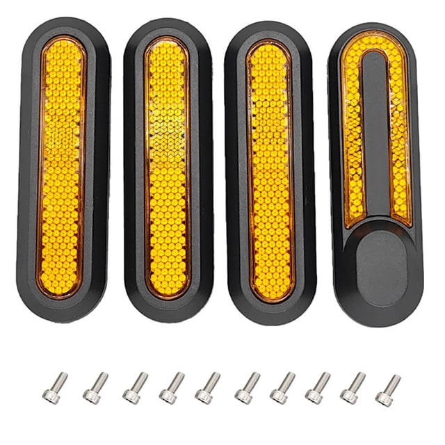 Yimiti Reflective Strip Decorative Cover For Xiaomi For Pro For 1S For M365 E-Scooter,Yellow