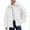 1White, variant on PuLe Jackets for Men Mens Warm Faux Furry Long Coat Jacket Winter Solid V-neck Outerwear