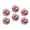 C0631, variant on Glass Refrigerator Magnet 6Pcs Magnetic Fridge Sticker,Decor for Kitchen,Whiteboard,Cabinet,Owl Perched On Branch With Red Mushroom