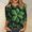 Green 3, variant on St.Patrick's Day Shirts For Women Shamrock Heart Graphic Tees St Patty'S Lucky T Shirt Irish Round Neck 3/4 Sleeve Tops Green M