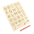 thumbnail image 1 of Práctica De Escritura A Mano Del Tablero De Del Alfabeto De Madera Para Pequeños De 3 Años, 1 of 9