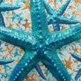 thumbnail image 6 of BCIIG Starfish Round Tablecloth Stain Resistant and Washable for Indoor Outdoor Decoration - Perfect for Kitchen, Dining, Wedding, Parties - 100% Polyester Fiber 31"-35, 6 of 8