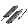 thumbnail image 2 of Hub tipo C 9 en 1 para Windows y Mac con USB 3.0 HDMI RJ45, 2 of 2