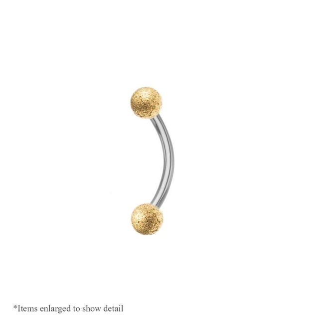 Barre Courbée 16G Perçage Sourcils - Cartilage, Rook, Tragus - 3 Options de Couleur