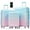 Blue+Pink, variant on Luggage Set of 3, 20-inch with USB Port, Airline Certified Carry-on Luggage , ABS+PC Hard Shell Luggage with Spinner Wheels,Fuchsia Leopard Print