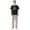 Black Men, variant on Matching Family Pajamas Sets Christmas PJ's with Christmas Printed Long Sleeve Tee and Bottom Loungewear Sleepwear