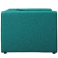thumbnail image 2 of Modway Mingle Upholstered Fabric Accent Chair in Teal, 2 of 3