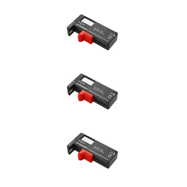 ziyahi Battery Capacity Tester Indicator Devices AA AAA C D Batteries Testing Equipment Analyzer Display Digital Checker Device 3Set