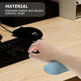 Laptop Mouse Computer Typing Wrist Support Keyboard Cushion Leather