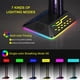 thumbnail image 5 of Soporte para auriculares RGB para juegos, soporte para auriculares con 2 puertos de carga USB, soporte para auriculares de escritorio para juegos con base de goma., 5 of 9