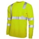 thumbnail image 2 of Amzcrzy - Sudadera Para Hombre, Reflectante, Transpirable, Informal, De Color Sólido, Con Cuello Redondo, Manga Larga, Color Amarillo, L, 2 of 4