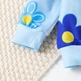thumbnail image 7 of Ymyiu Girls Baby Clothes Girl's 2 Piece Outfits Graphic Sweatshirt and Pants Set Sweatsuits 2-3 Years(Blue, 2-3 Years), 7 of 7