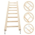 thumbnail image 3 of Escalera de madera para jaula de loros, escalera para pájaros, escalera para pájaros mordisqueadores, juguete para pájaros, escalera para trepar., 3 of 8