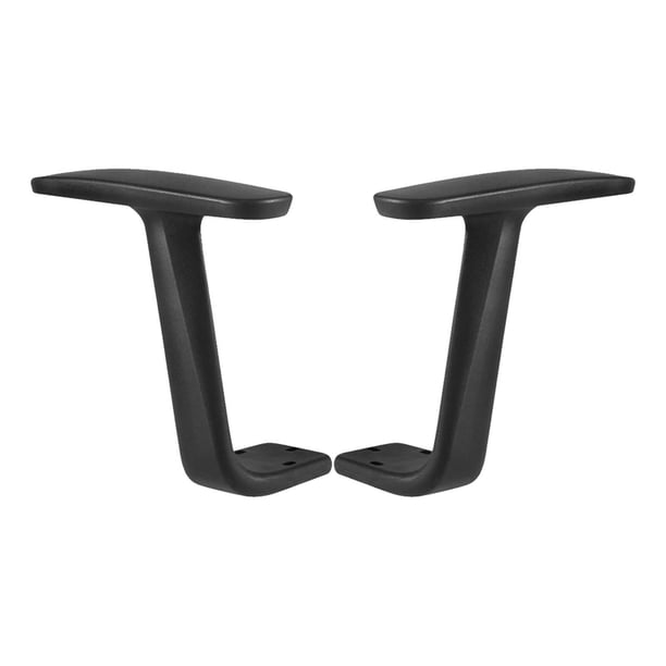 2x Reposabrazos de Silla Reutilizables Fáciles de Instalar Par de Reposabrazos de Repuesto Estilo C