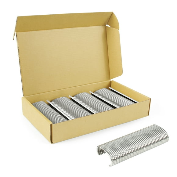 AC50 11 Gauge 304SS Hog Ring Staples, 320 Pcs/Box, 1 1/2" (38.7mm) Crown, C Type Staples
