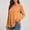 Orange, variant on Minimalist Going Out Tops Long Sleeve Crew Neck Beige High-Low Tops Modern Solid Refined Relaxed Fit Tops Beige,L