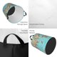 thumbnail image 2 of Fotbe World Travel Line Icons Map Cesto de Ropa con Asas, Cesto Impermeable de Gran Capacidad, Bolsa de Lavado para Dormitorio, Cesto de Ropa con Ruedas y Asas-Medium, 2 of 6