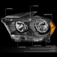 thumbnail image 4 of DNA Motoring For 11-13 Dodge Durango Euro Black Amber Corner Headlight Lamps Pair Replacement, 4 of 5