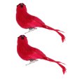 thumbnail image 4 of 2 pájaros artificiales realistas para festivales, decoraciones de boda para el hogar y exteriores., 4 of 7