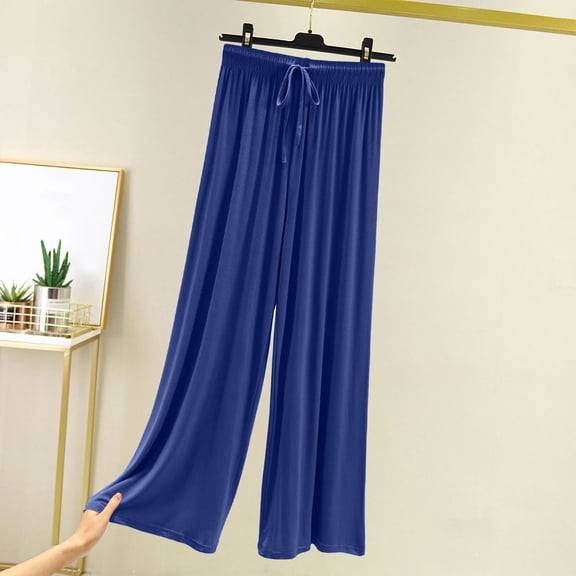 Censtreet Women's Pajama Pants Soft Modal Pajama Bottoms Loose Long Pj Pant Thin Sleepwear Lounge Pants
