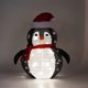 thumbnail image 4 of Led De Nol,pere Noel Exterieur,bonhomme De Neige Lumineux Led De Nol,flexible Et Rtractable,ipx65 Tanche,decoración De Jardín 56x36 Cm (lumire Blanche), 4 of 5