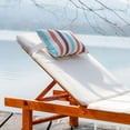 thumbnail image 5 of Joipy Beach Chair Pillow, Outdoor Lumbar Pillows Waterproof, Pool Lounge Chair Pillows with Insert and Adjustable Elastic Stripe, 19X12 Inch Rectangle Decorative Throw Pillow, 5 of 9