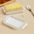 thumbnail image 5 of 2 Pcs Rectangular Cheese Storage Box Butter Container Designed For Cold Storage, 5 of 7